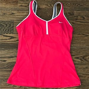 Nike Dri-Fit Tennis Workout top LN size Large